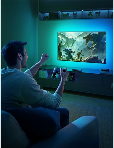 Banda LED pentru TV GOVEE RGBWIC AI Sync Box (55”-65”)