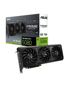 Видеокарта ASUS PRIME GeForce RTX 5080 OC Edition/ 16GB / GDDR7 / 256bit