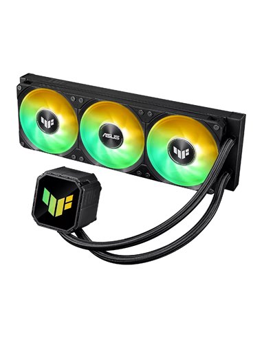 Житкостный Кулер ASUS TUF GAMING LC III 360 ARGB/ Universal/ 650-2600 RPM/ 37.4dBA / 90.78CFM/ Black