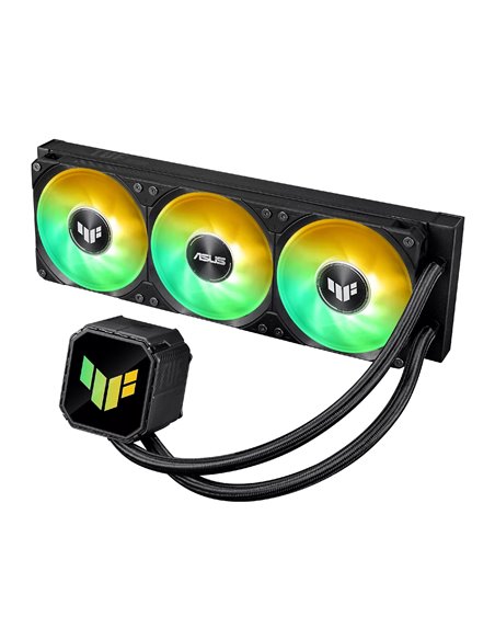 Житкостный Кулер ASUS TUF GAMING LC III 360 ARGB/ Universal/ 650-2600 RPM/ 37.4dBA / 90.78CFM/ Black Житкостный Кулер ASUS TUF GAMING LC III 360 ARGB/ Universal/ 650-2600 RPM/ 37.4dBA / 90.78CFM/ Black
