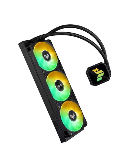 Житкостный Кулер ASUS TUF GAMING LC III 360 ARGB/ Universal/ 650-2600 RPM/ 37.4dBA / 90.78CFM/ Black Житкостный Кулер ASUS TUF GAMING LC III 360 ARGB/ Universal/ 650-2600 RPM/ 37.4dBA / 90.78CFM/ Black