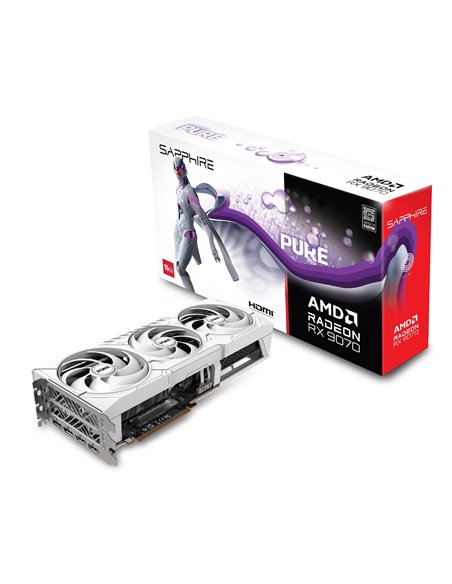 Placa video Sapphire PURE Radeon RX 9070/ 16GB / GDDR6 / 256bit
