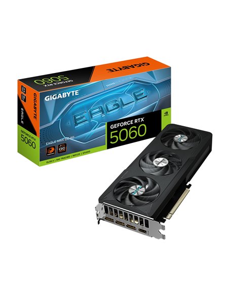 Видеокарта GIGABYTE GeForce RTX 5060 EAGLE MAX OC / 8GB / GDDR7 / 128bit