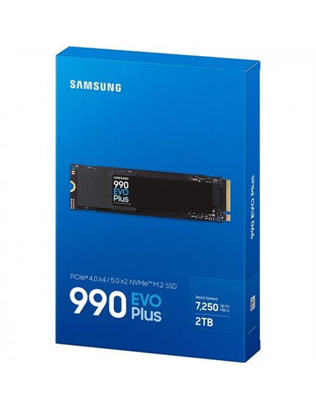 M.2 NVMe SSD Samsung SSD 990 EVO Plus / 2.0TB / PCIe4.0 x4 / 5.0 x2, NVMe 2.0