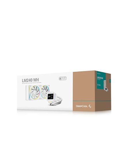 Sistem de racire lichid DEEPCOOL LM240 WH/ Universal/ 250W/ 36.07 dBA/ 66.23 CFM