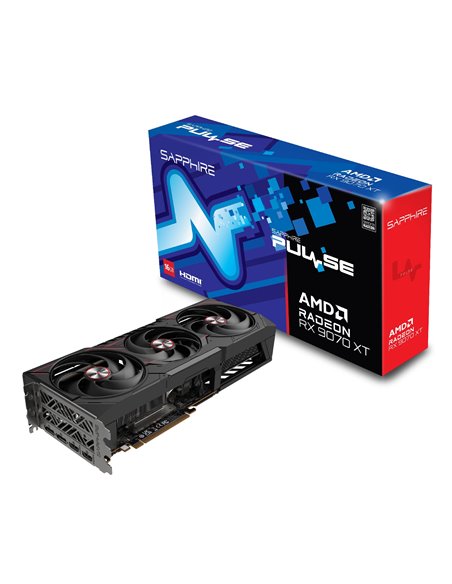 Placa video Sapphire PULSE Radeon RX 9070 XT / 16GB / GDDR6 / 256bit