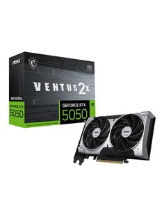 Видеокарта MSI GeForce RTX 5050 8G VENTUS 2X OC/ 8GB / GDDR6 / 128bit