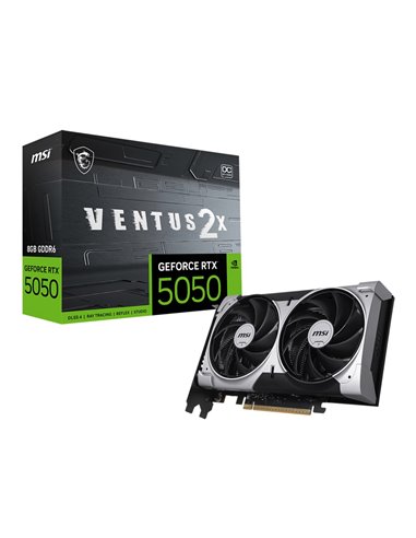 Placa video MSI GeForce RTX 5050 8G VENTUS 2X OC/ 8GB / GDDR6 / 128bit