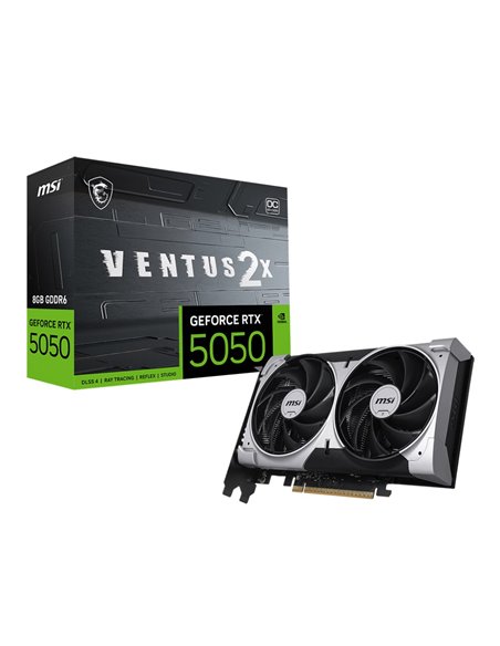 Placa video MSI GeForce RTX 5050 8G VENTUS 2X OC/ 8GB / GDDR6 / 128bit