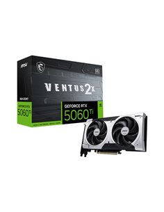 Видеокарта MSI GeForce RTX 5060 Ti 8G VENTUS 2X OC PLUS/ 8GB / GDDR7 / 128bit