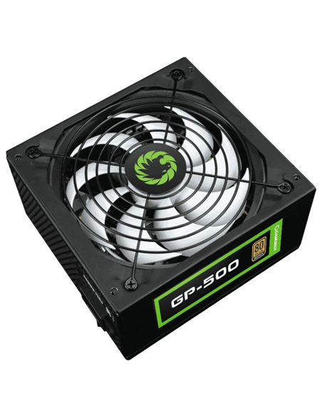 Блок питания для компьютеров Gamemax GP-500, 500Вт, ATX, Немодульный