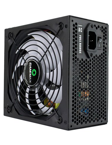 Блок питания для компьютеров Gamemax GP-500, 500Вт, ATX, Немодульный
