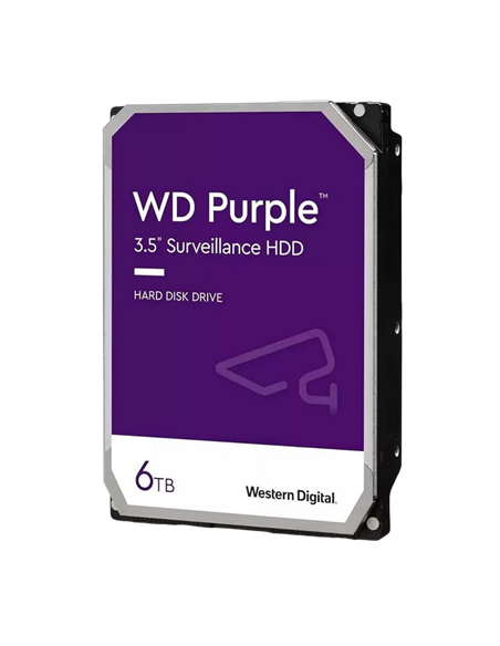 Жесткий диск Western Digital WD Purple, 3.5", 6 ТБ <WD64PURZ>