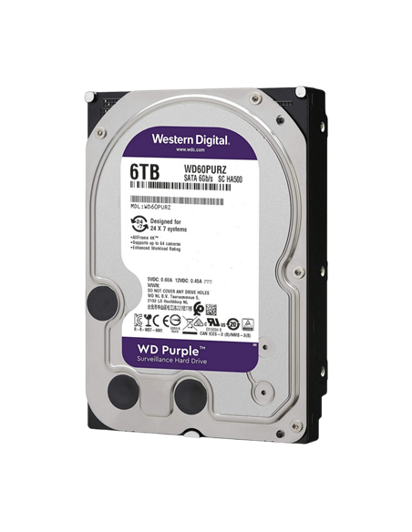 Unitate HDD Western Digital WD Purple, 3.5", 6 TB WD64PURZ