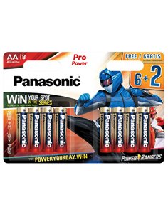 Батарейки Panasonic LR6XEG, AA, 8шт. 2