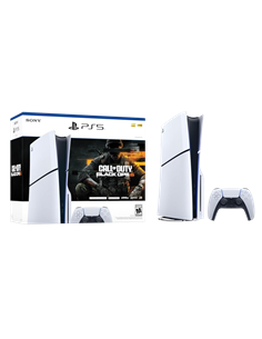 Consolă de jocuri SONY PlayStation 5 Slim Disc Edition + Call of Duty Black Ops 6, Alb