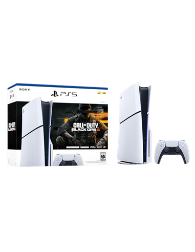 Игровая консоль SONY PlayStation 5 Slim Disc Edition + Call of Duty Black Ops 6, Белый