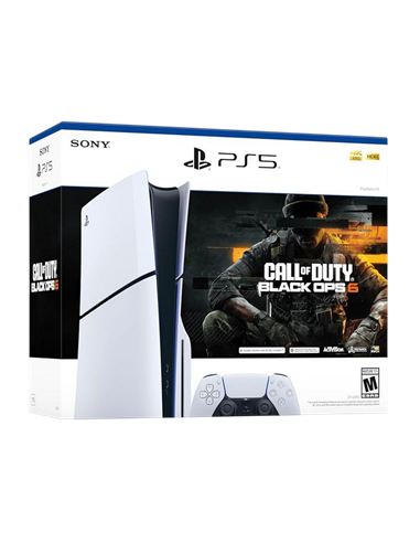 Игровая консоль SONY PlayStation 5 Slim Disc Edition + Call of Duty Black Ops 6, Белый