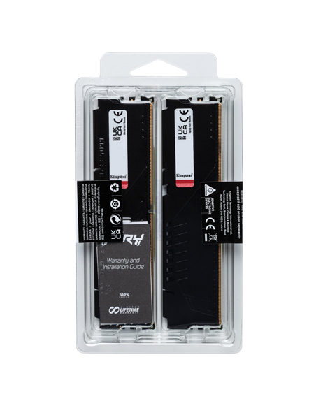 Оперативная память Kingston FURY Beast, DDR5 SDRAM, 5200 МГц, 64Гб, KF552C36BBEK2-64 Оперативная память Kingston FURY Beast, DDR5 SDRAM, 5200 МГц, 64Гб, KF552C36BBEK2-64