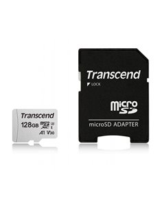 Карта памяти Transcend MicroSDXC Class 10, 128Гб (TS128GUSD300S-A) 2