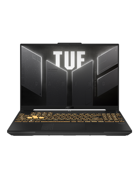 Laptop Gaming 16" ASUS TUF Gaming F16 FX607JV, Mecha Gray, Intel Core i7-13650HX, 16GB/1024GB, Fără SO