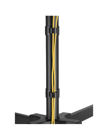 Подставка под телевизор на ножке Reflecta TV Stand 55P-Shelf, #23199, Чёрный