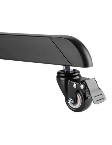 Подставка под телевизор на ножке Reflecta TV Stand 55P-Shelf, #23199, Чёрный