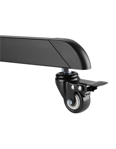 Подставка под телевизор на ножке Reflecta TV Stand 55P-Shelf, #23199, Чёрный