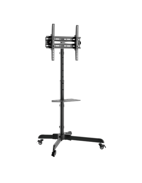 Подставка под телевизор на ножке Reflecta TV Stand 55P-Shelf, #23199, Чёрный