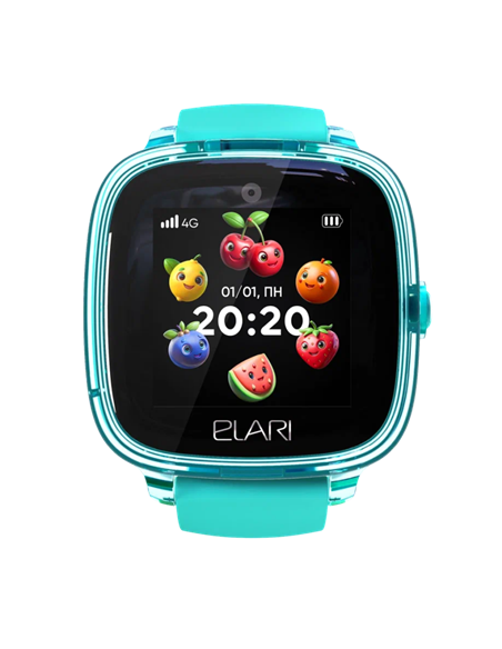 Детские часы Elari KidPhone Fresh 4G, 35мм, Зелёный Детские часы Elari KidPhone Fresh 4G, 35мм, Зелёный