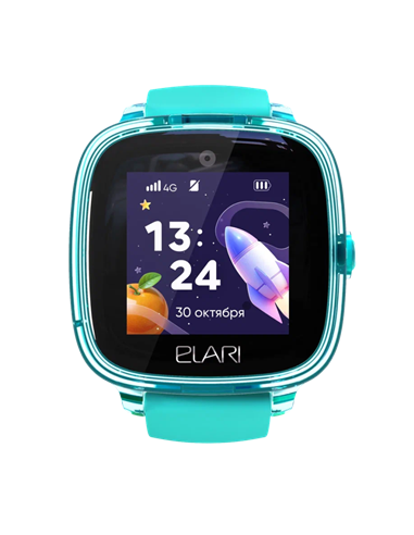 Детские часы Elari KidPhone Fresh 4G, 35мм, Зелёный
