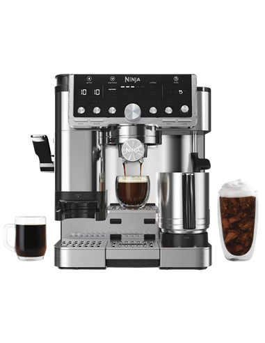 Cafetiera manuala Ninja ES701EU, 1650W, Oțel inoxidabil