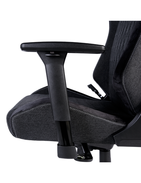Scaun Gaming HATOR Ironsky Fabric, Țesătură, PU Piele, Negru