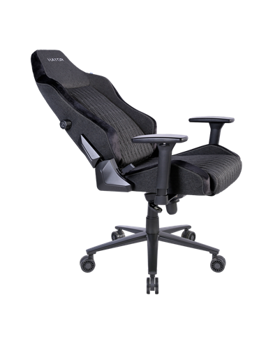 Scaun Gaming HATOR Ironsky Fabric, Țesătură, PU Piele, Negru