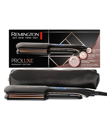 Placă de îndreptat părul Remington S9150B, Negru