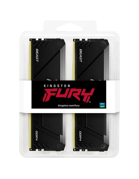 Memorie RAM Kingston FURY Beast RGB, DDR4 SDRAM, 3733 MHz, 32 GB, KF437C19BB12AK2/32