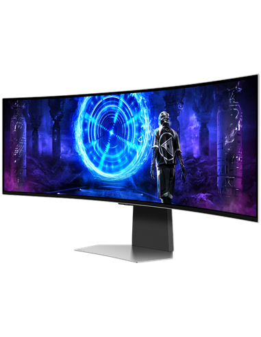 49" Игровой монитор Samsung S49DG952, OLED 5120x1440 Dual QHD, Белый