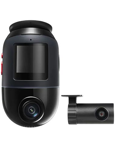 Комплект видеорегистраторов передней и задней панели автомобиля 70mai 4K Omni X800+Rear Cam+SD Card, Черный