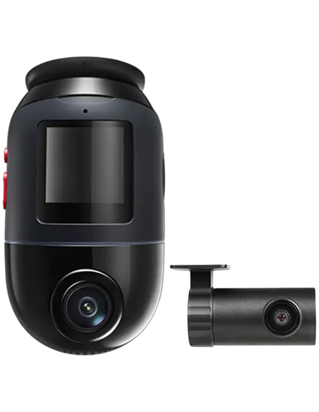 Комплект видеорегистраторов передней и задней панели автомобиля 70mai 4K Omni X800+Rear Cam+SD Card, Черный