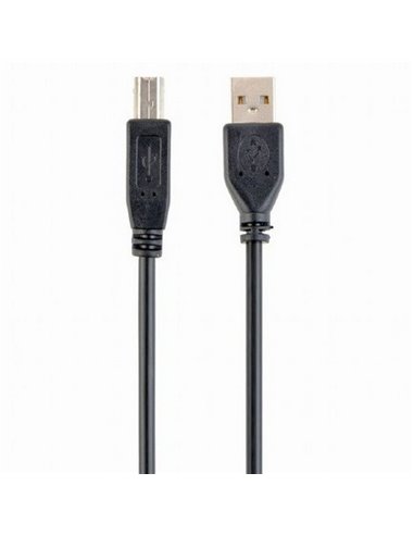 Коммуникационный кабель Cablexpert CCP-USB2-AMBM-10, USB Type-A/USB Type-B, 3м, Чёрный