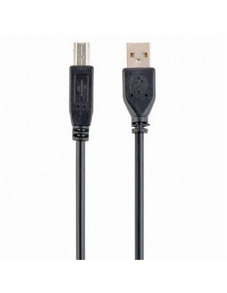 Коммуникационный кабель Cablexpert CCP-USB2-AMBM-10, USB Type-A/USB Type-B, 3м, Чёрный