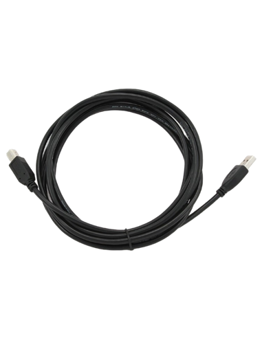 Коммуникационный кабель Cablexpert CCP-USB2-AMBM-10, USB Type-A/USB Type-B, 3м, Чёрный