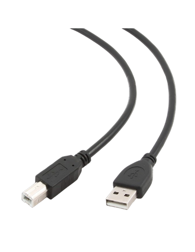 Коммуникационный кабель Cablexpert CCP-USB2-AMBM-10, USB Type-A/USB Type-B, 3м, Чёрный