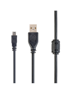 Cable de date Cablexpert CCF-USB2-AM5P-6, USB Type-A (F)/Mini-USB, 1,8m, Negru