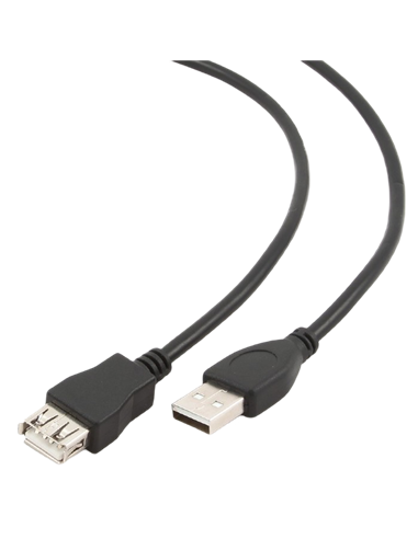 Удлинитель Cablexpert CCP-USB2-AMAF-6, USB Type-A (M)/USB Type-A (F), 1,8м, Чёрный