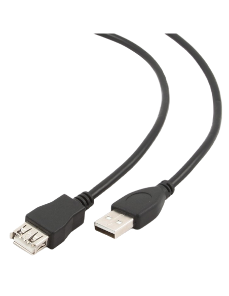 Cablu prelungitor Cablexpert CCP-USB2-AMAF-6, USB Type-A (M)/USB Type-A (F), 1,8m, Negru