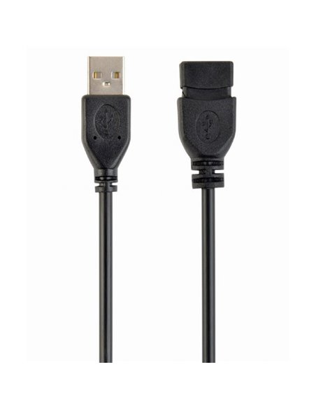 Cablu prelungitor Cablexpert CCP-USB2-AMAF-6, USB Type-A (M)/USB Type-A (F), 1,8m, Negru