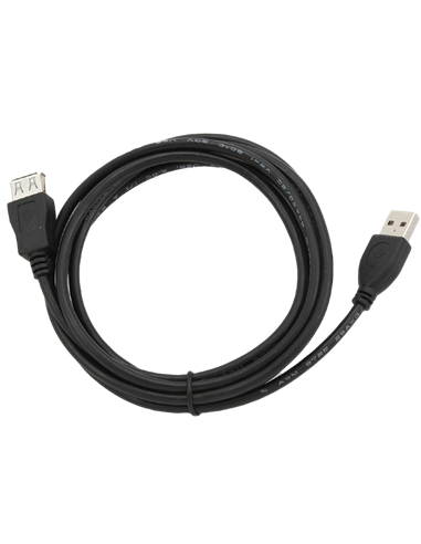 Удлинитель Cablexpert CCP-USB2-AMAF-6, USB Type-A (M)/USB Type-A (F), 1,8м, Чёрный