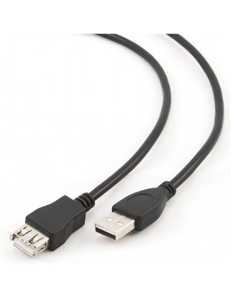 Удлинитель Cablexpert CCP-USB2-AMAF-6, USB Type-A (M)/USB Type-A (F), 1,8м, Чёрный