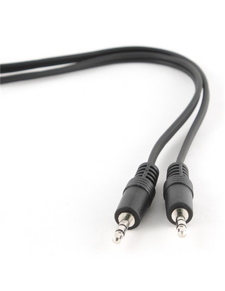 Аудиокабель Cablexpert CCA-404, 3.5mm 3-pin (M) - 3.5mm 3-pin (M), 1,2м, Чёрный